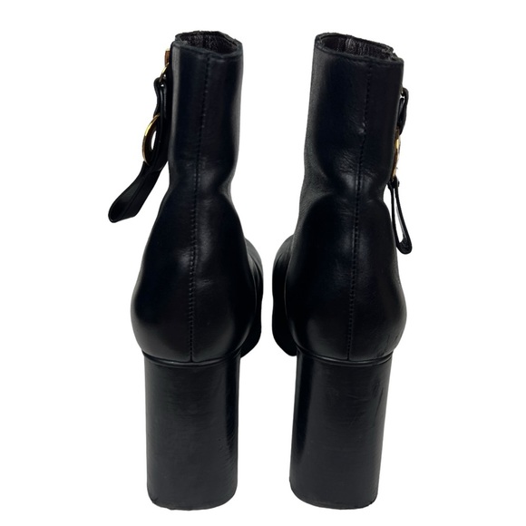 See By Chloe Jenny Leather Platform Boots - Picture 5 of 9